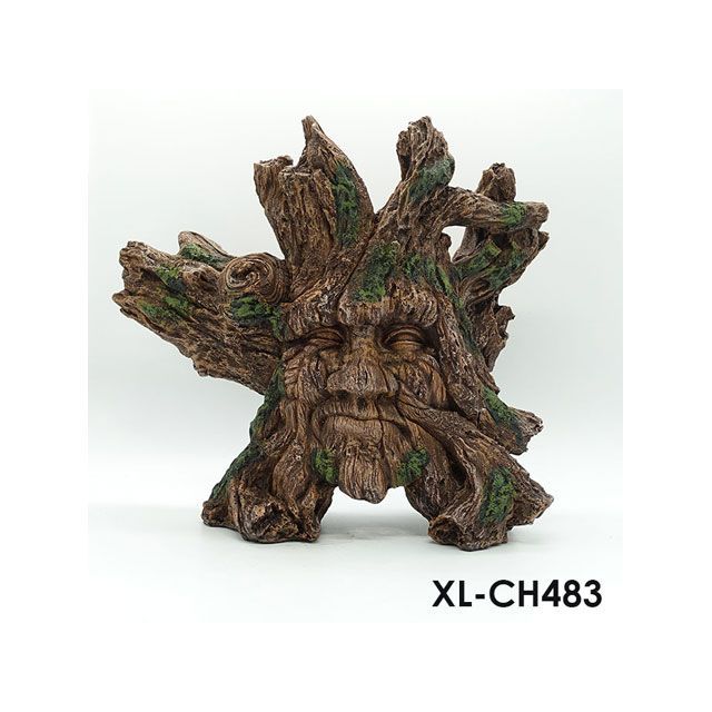 ALFA TEC XL-CH483 木/顔（大）流木 水槽 ケージ 飼育ケース インテリア オーナメント アクセサリー オブジェ オーナメント ジオラマ レイアウト 装飾 置物 観賞魚 爬虫類 熱帯魚 XL-CH483 アルファテック アクアリウム用品…