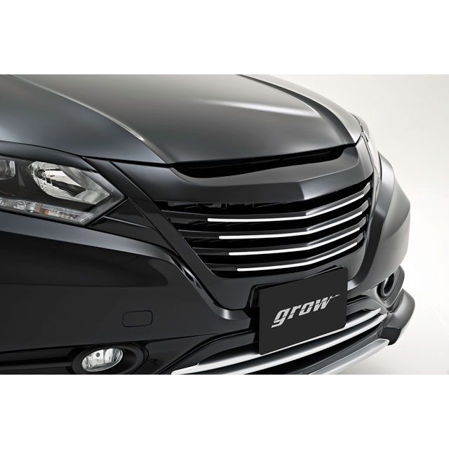 grow RU ヴェゼル フロントグリル 塗分け塗装済み カラー ホワイトオーキッドパール NH788P フィンライン ルーセブラックメタリック NH821M grow 外装 車 自動車