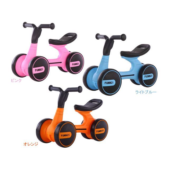 21technology YJP80 四輪バランストレーニングバイク(ピンク) YJP80 21テクノロジー(自転車) スポーツ