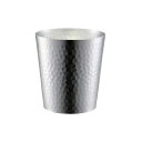 tanabe-kanagu 華 ロックグラス槌目300ml(艶消し) 田辺金具 キッチン用品 日用品