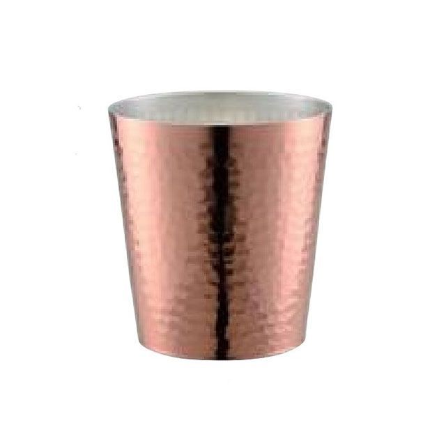 tanabe-kanagu 華 ロックグラス槌目300ml（銅ミラー） 田辺金具 キッチン用品