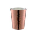 tanabe-kanagu 華 ロックグラス槌目180ml(銅ミラー) 田辺金具 キッチン用品 日用品