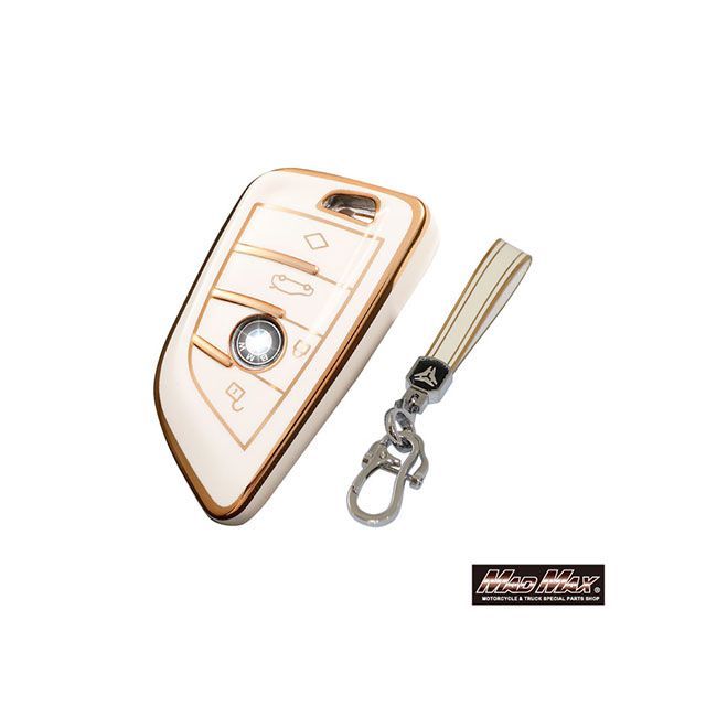 MADMAX BMW専用 ゴールドライン TYPE B TPUソフト スマートキーケース（ホワイト） MM50-B11-BM01 マッ..