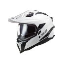 エルエスツーヘルメット EXPLORER F（ホワイト） サイズ：L 407011002L LS2 HELMETS オフロードヘルメット バイク