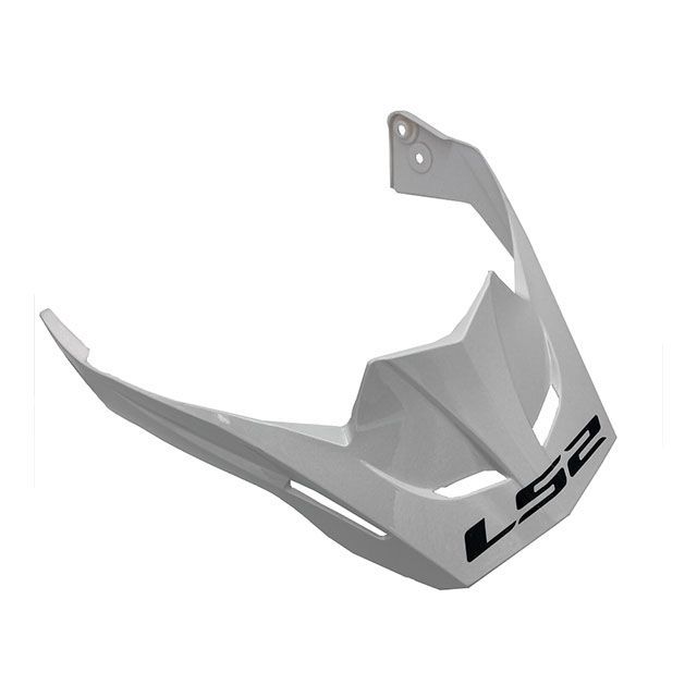 LS2 HELMETS PV-2 ピークバイザー（ホワイト） 03-819 メーカー在庫あり エルエスツーヘルメット ヘルメットバイザー バイク