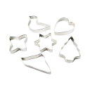 kai Kai House SELECT クッキー抜型 6個セット(ツリー・星) #000DL6190 貝印 キッチン用品 日用品