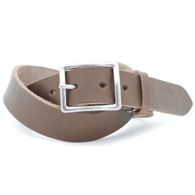 LOCAL WORKS CLASSICO 35mm幅 BASIC SQUERE BUCKLE BELT（ダークブラウン） RC-084L LOCAL WORKS その他アパレル バイク