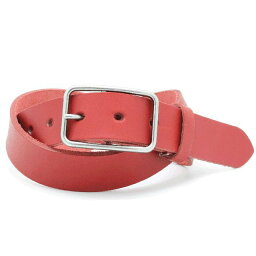 正規品／LOCAL WORKS CLASSICO 35mm幅 THIN BUCKLE BELT（レッド） RC-074L LOCAL WORKS その他アパレル バイク