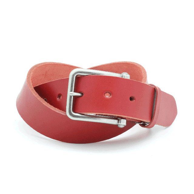LOCAL WORKS CLASSICO 40mm幅 HEXAGON BOLT BUCKLE BELT（レッド） RC-076L LOCAL WORKS その他アパレル バイク