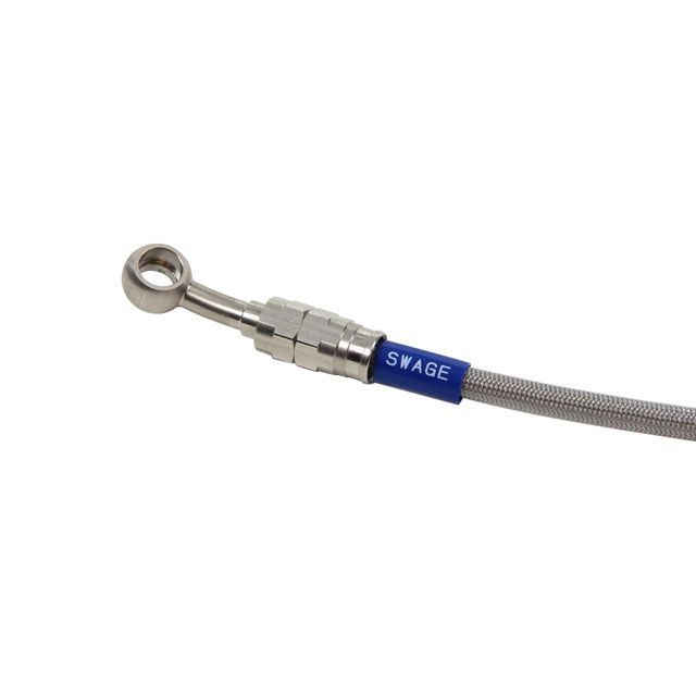 SWAGE-LINE PRO フロントホースキット（ステンレス） ホースカラー クリア STP0041FS スウェッジラインプロ ブレーキホース・ケーブル類 バイク モンキー125