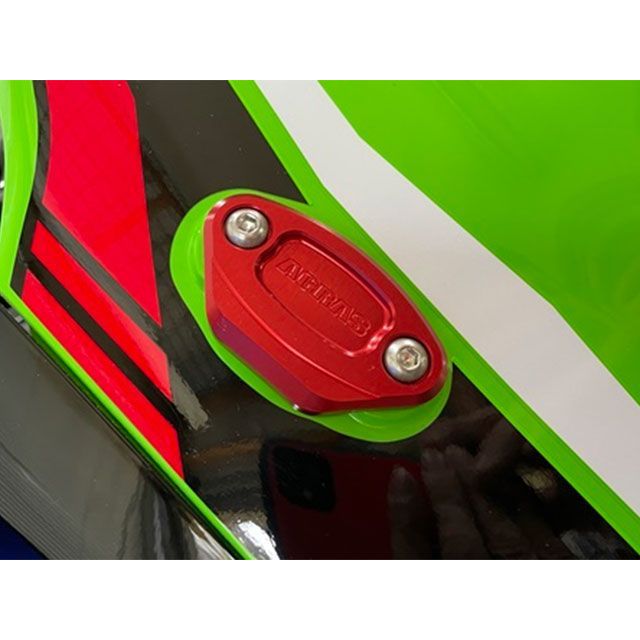 AGRAS ミラーキャンセラー カラー ブラック 612-405-000BK アグラス その他外装関連パーツ バイク ZX-10R