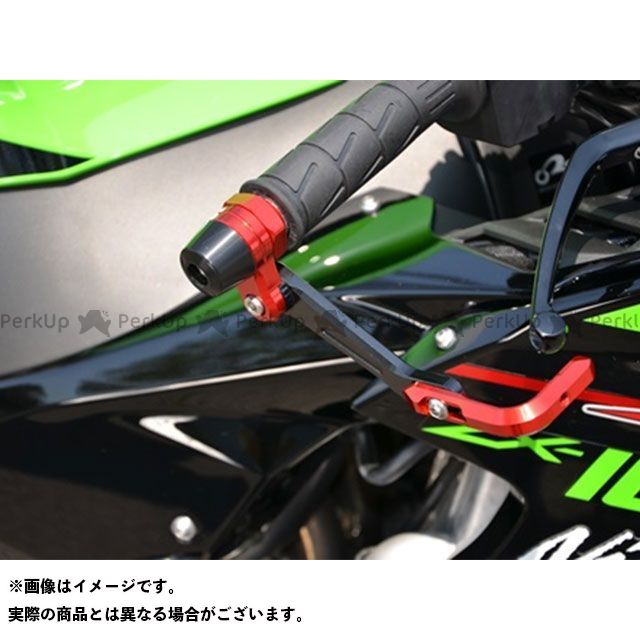 【正規品】アグラス ニンジャZX-10R レバーガードタイプII カラー：ガンメタ/ガンメタ/ホワイト AGRAS