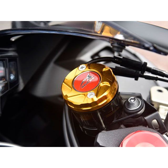 AGRAS フロントマスターリザーバータンクキャップ カラー シルバー 325-497-000S アグラス ラジエター関連パーツ バイク ZX-10R