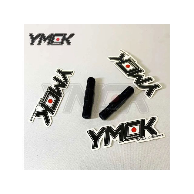 YMCK 18ミラーポール 左右セット（ブラック） 18MPB YMCK ミラー関連パーツ バイク
