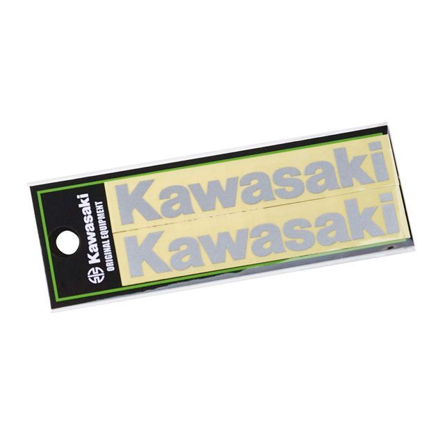 カワサキ ロゴカッティングステッカー（S） シルバー J7010-0166 KAWASAKI ステッカー 日用品