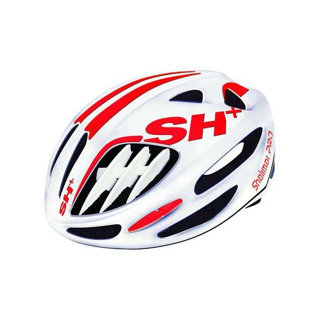 SH+ シャリマー マット WHT/red サイズ：M/XL SJSHA-WS0915L SH+ ヘルメット 自転車