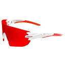 SH+ RG 5300 G-WHT RED/レッドミラー シングルレンズ SN53-WR01S SH+ サングラス バイク
