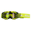 正規品／エルエスツーヘルメット AURA GOGGLE（ブラック イエロー/クリアレンズ） 7201001054 メーカー在庫あり LS2 HELMETS オフロードゴーグル バイク