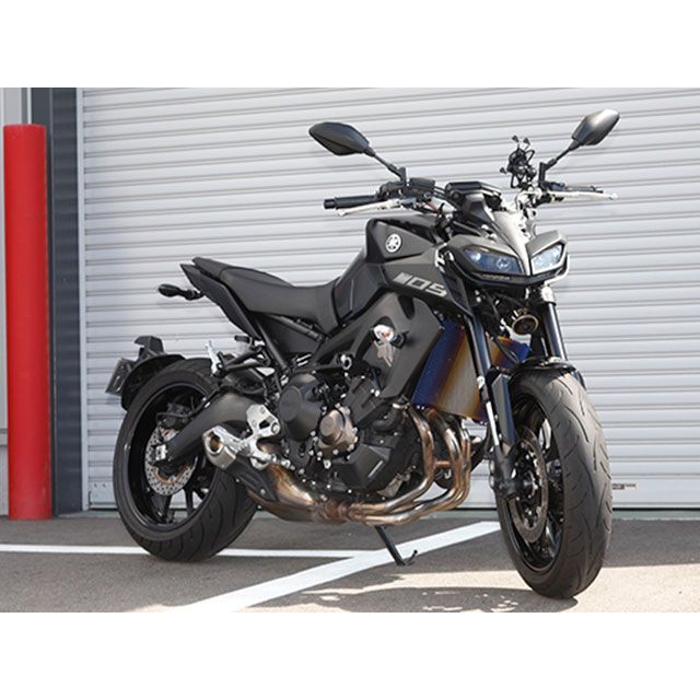 チタニウムパワー チタン ラジエターコアガード for YAMAHA MT09（-2020）/（ブルーグラデーション） 160114MT09A Titanium Power ラジエター関連パーツ バイク MT-09