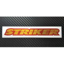 正規品／ストライカー メタリックステッカー（ゴールド/レッド） 0SK071 STRIKER ステッカー 日用品