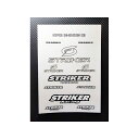 STRIKER ステッカーセット B5サイズ(ホワイト/ブラック) 0SK081 ストライカー ステッカー 日用品(2)