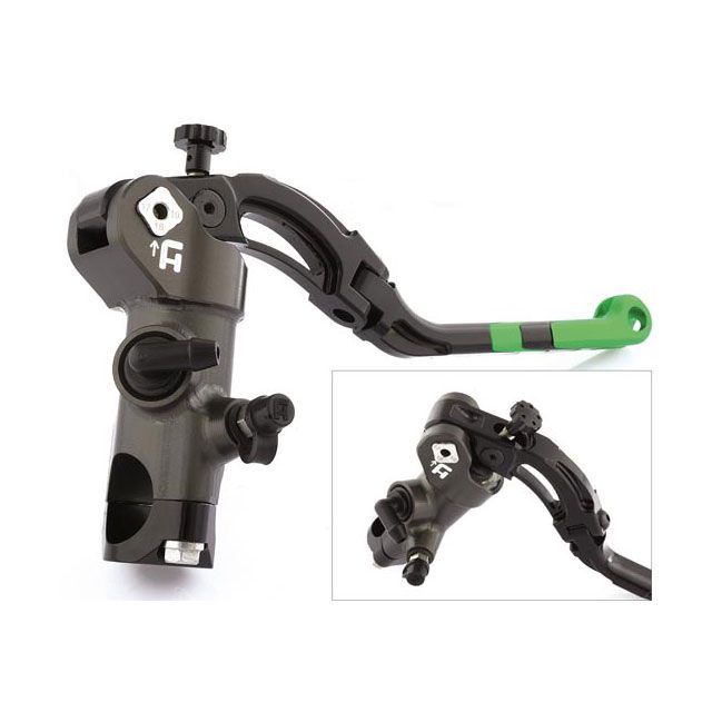 ACCOSSATO CNC ブレーキマスター レヴォリューションレバー ロング サイズ 19x18 カラー ブルー CY001B-L18 アコサット マスターシリンダー バイク 汎用