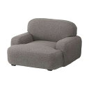 【メーカー直送】Azumaya NS-631GY ローソファ 1人掛(グレー) NS-631GY メーカー在庫あり 東谷 キッチン用品 日用品(3)