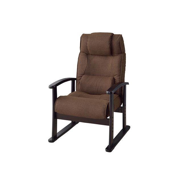 【メーカー直送】Azumaya RKC-38BR 楽々チェア（ブラウン） RKC-38BR メーカー在庫あり 東谷 キッチン用品 日用品