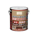 ●メーカー名：アサヒペン / asahipen●商品名：油性強着色ウッドステイン 1.6L（ホワイト）●JANコード：4970925538789商品の保証は、メーカー保証書の内容に準じます。●カラーホワイト●内容量1.6L●仕様標準塗り回数：1回塗り塗膜の仕上がり：半透明（木目を生かす）乾燥時間：夏期 4?6時間/冬期 8?15時間塗り重ね時間の目安：夏期 6時間以上/冬期 15時間以上塗り面積：1回塗り 12〜16m2（タタミ7〜10枚分）/吸い込みが激しい面 8〜11m2（タタミ5〜7枚分）●特徴【用途】適した場所：屋内外区分 屋外用。ウッドデッキ、ラティス、トレリス、プランターなどのガーデン用木製品や外板・板べいなどの屋外木部。※古い木材や旧塗膜のある木材の場合は、必ず下地処理後に塗装して下さい。（絶えず水がかかったり、いつも湿っているところには適しません。）●備考着色力が強く、1回塗りで仕上がる屋外木部専用塗料。隠ぺい性が高く、劣化した木部もきれいに仕上がり、塗り替えに最適です。防虫、防腐、防カビ効果のある屋外木部専用塗料です。安全性に配慮した薬剤を使用しています。1回塗りで仕上がりますので、作業時間が短縮できます。●ご注意※表示の用途以外に使用しないで下さい。塗料がすでに塗られている面や吸い込みがないプリント合板、化粧合板には適しません。※食器など、口や食品に直接触れるものには塗らないで下さい。※犬小屋や鳥かご、その他ペットがなめたり、かじったりするような木部には塗らないで下さい。※有機溶剤が含まれており、長時間そのにおいをかぐと、頭痛・めまい・吐き気などをおこすことがありますので、塗装中及び塗装後もにおいがなくなるまで換気をよくして下さい。※溶剤蒸気を吸入しないよう、目に入らぬよう、また誤飲しないように保護メガネ、保護マスクを着用して下さい。※塗料が皮膚につくとかぶれることがあり、また衣服につくときれいに洗い落とすことができませんので、取扱い時には必ず保護手袋、作業着を着用し、皮膚に触れないようにして下さい。※体質・体調によっては体調に変化を及ぼすこともあります。化学物質過敏症の方、においに敏感な方、体調のすぐれない方は使用しないで下さい。※吹き付け塗装は絶対にしないで下さい。※塗料が草木などの植物にかからないよう、また、金魚や鯉などの魚類がいる池に入らないように注意して下さい。※塗料が木材以外にかかった場合は中性洗剤で洗った後、充分に水洗いして下さい。※マスキングテープの端から塗料がにじむことがあります。※下地の色や吸い込みの度合によって仕上がりの状態や乾燥性が大きく左右されますので、あらかじめ目立たない部分で試し塗りをして、色・浸透性・下地への影響などを確かめてから塗装して下さい。特に黒く変色した古木に塗装すると、表示の色と比較して暗めの色に仕上がる場合があります。※ヤニのある箇所は乾燥がかなり遅くなったり、場合によっては乾かないことがあります。※塗り面積・乾燥時間は、色・素材・塗り方・気象条件により多少異なります。※塗料を拭き取った布をまるめたまま放置すると自然発火の恐れがありますので、捨てるまでは水に浸けておき、そのまま廃棄して下さい。※ゴミ、ホコリを充分に取り除きます。泥、サビ、カビ、苔、藻などの汚れはナイロンブラシ、ナイロンタワシ、デッキブラシなどで水洗します。※ヤニや油分が多い場合は、ペイントうすめ液で拭き取ります。※木材の表面が劣化している場合は、サンドペーパーで研磨するか、ナイロンブラシ、ナイロンタワシ、デッキブラシなどで水洗し、できるだけ表面層を除去します。※他の塗料が塗装されている場合は、旧塗膜をサンドペーパー、電動サンダーなどで充分に取り除きます。※本品同士の塗り替えの場合は、表面をサンドペーパー（♯400〜♯600）で軽く研磨後、塗り重ねができます。※木材の表面が硬く、塗料が浸透しにくい木材の場合は、サンドペーパーなどで目荒らしをおこなうと塗料の付きが良くなります。※木材の表面がザラザラしているときは、サンドペーパー（♯280〜♯320）を木目に沿ってかけておくと、滑らかに仕上がります。※うすめずそのまま塗ってください。※使い終えたハケや用具は、塗料が乾かないうちにペイントうすめ液かハケ洗い液で洗います。●写真注意※画像はイメージです。