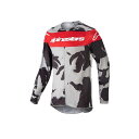 Alpinestars レーサー タクティカル ジャージ(キャストグレー カモ/マーズレッド) サイズ L C9209 アルパインスターズ モトクロス用品 バイ...