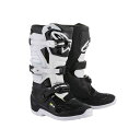 Alpinestars ステラ TECH3 ブーツ(ブラック/ホワイト) サイズ 8(25.0cm) C1232 アルパインスターズ オフロードブーツ バイク