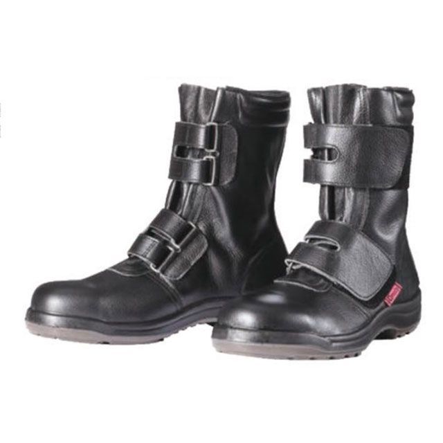 DONKEL D7054N ダイナスティPU2 樹脂先芯ウレタン2層底 長編上靴 マジック サイズ 25.5cm D7054N ドンケル メカニックシューズ バイク