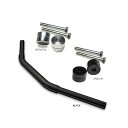 トライジャ 【セット販売】ドラッグバー670mm(ブラック) ライザー30mmUPセット ライザーカラー ポリッシュ TJ093935 トライジャ その他ハンドル関連パーツ バイク