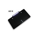 トライジャ ナンバーサポートLED M8用(ブラック) TJ095751 トライジャ その他電装パーツ バイク ハーレー