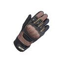 Biltwell ブリッジポートグローブ(チョコレート) サイズ XS ・028410 ビルトウェル レザーグローブ バイク