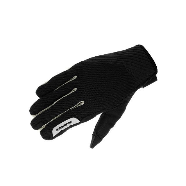 KOMINE 2023春夏モデル GK-1853 ストレッチメッシュグローブ ルーチェII（ブラック グレー） サイズ 3XL ・06-1853 コミネ メッシュグローブ バイク