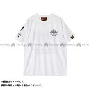 バンソン 2023春夏モデル VS23805S メッシュTシャツ（ホワイト/ブラック） サイズ：2XL VS23805S VANSON カジュアルウェア バイク