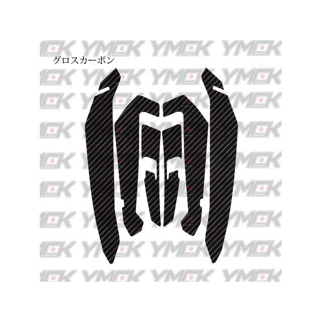 YMCK SHOEI（ショウエイ） X15専用 フラップデカールキット（グロスカーボン） X15DGC YMCK ヘルメット関連グッズ バイク