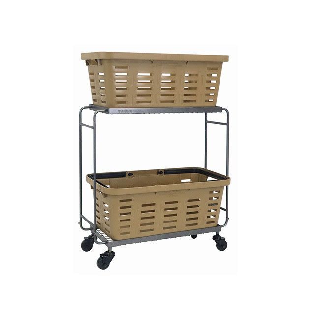 |XgWFl PG IRON WAGON with HEAVY DUTY BASKET LONG SAND BEIGE 982050002 Post General pi pi