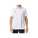 正規品／アシックス 2031B245 M TM POLO SS TOP（Bホワイト） サイズ：XS 2031B245 メーカー在庫あり ASICS アウトドア用ウェア キャンプ