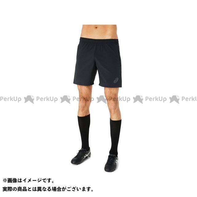 正規品／アシックス 2101A215 XX WOVEN 1/2 SHORT（パフォーマンスブラック） サイズ：4XL 2101A215 ASICS アウトドア用ウェア キャンプ