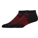 正規品／アシックス 3033B700 ANKLE SOCKS（パフォーマンスブラック×クラシックレッド） サイズ：S 3033B700 メーカー在庫あり ASICS スポーツ キャンプ