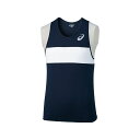 ASICS XT1039 SINGLET(ネイビー) サイズ M XT1039 メーカー在庫あり アシックス アウトドア用ウェア キャンプ