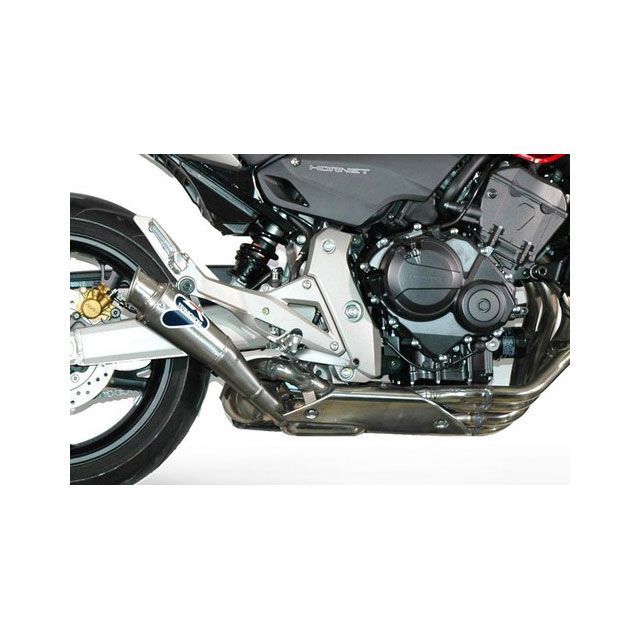 TERMIGNONI 1 サイレンサー STR スリップオン コニカル ステンレス スリーブ： ステンレス ter_H075080IC テルミニョーニ マフラー本体 バイク HORNET 600