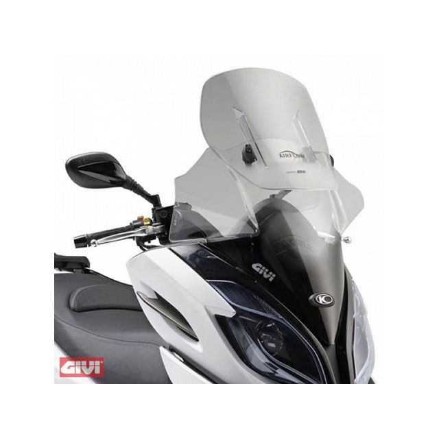 GIVI エアフロー ウインドスクリーン - アジャスタブル - ABE givi_AF6103G ジビ スクリーン関連パーツ バイク K-XCT 125i K-XCT 300i