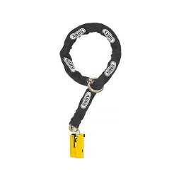 正規品／アブス GRANIT Detecto 8077 Yellow 12KS Black Loop ABUS チェーンロック バイク