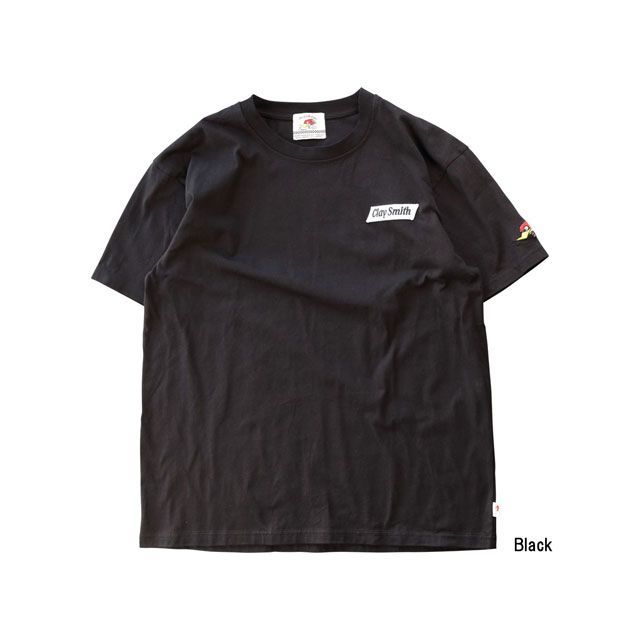 クレイスミス CSY-3908 SECONDHAND Tシャツ（ブラック） サイズ：M CSY-3908 メーカー在庫あり Clay Smith カジュアルウェア バイク