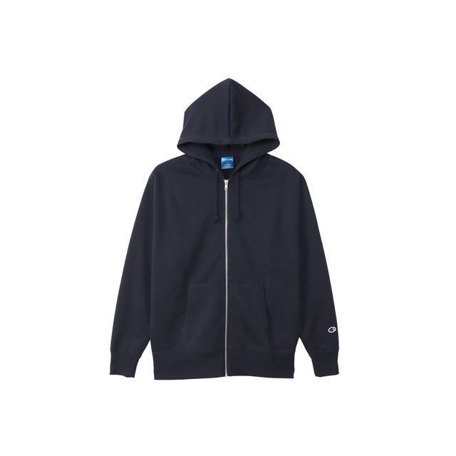 チャンピオン C3-XS160 ZIP HOODED SWEAT（ネイビー） サイズ：XS C3-XS160 メーカー在庫あり champion アウトドア用ウェア キャンプ