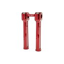 POWERPLANT P16 ライザー 8in(レッド) ・027100 パワープラント ハンドルポスト関連パーツ バイク 1インチバー採用ハーレー