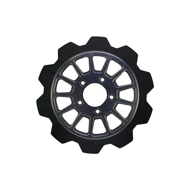 LyndallBrakes CROWN/13SPOKE 11.5in 6mm厚 リア（ブラック/ブラック） ・029385 LyndallBrakes ディスク バイク M8ソフテイル